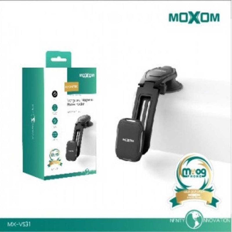 moxom mx-vs31 magnetic vanguard car phone holder 360 degree rotatable