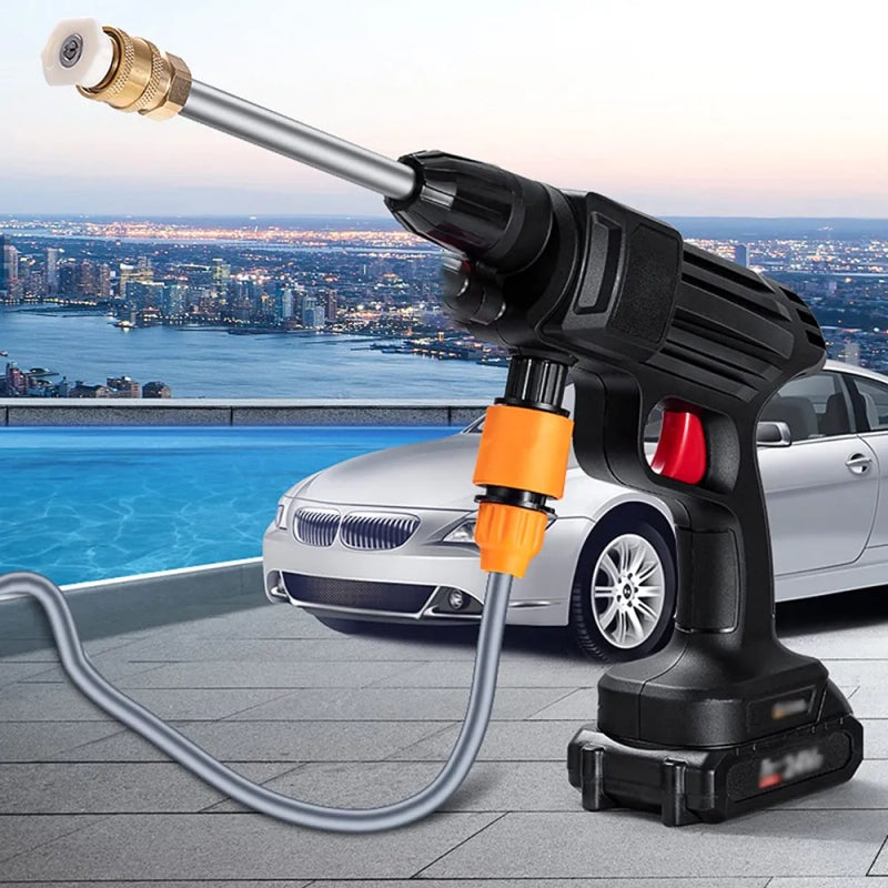 Rechargeable Car Wash machine | 24v High Pressure Car Washer Gun Portable and Cordless