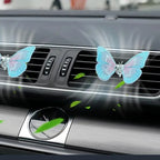 Elegant Car Moving Butterflies Fragrance 2pcs – Fresh Air with Moving Beauty