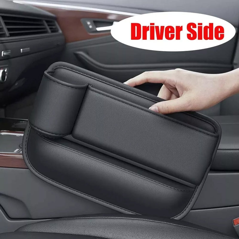 Universal Car Seat Gap Organizer with Cup Holder – Multifunctional Storage Box