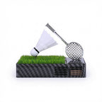 Car cent Solar powered rotating ornament Badminton