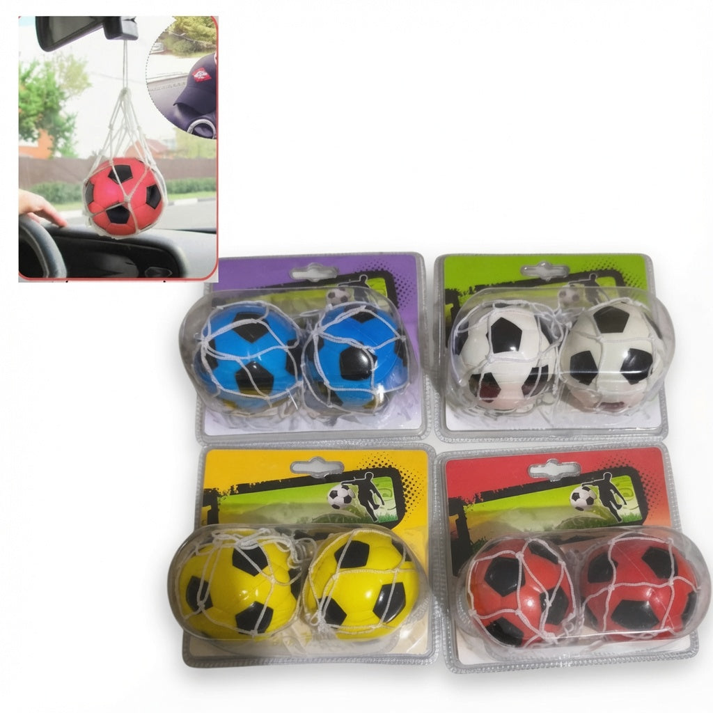 Car Football Hanging Dice with Air Freshener