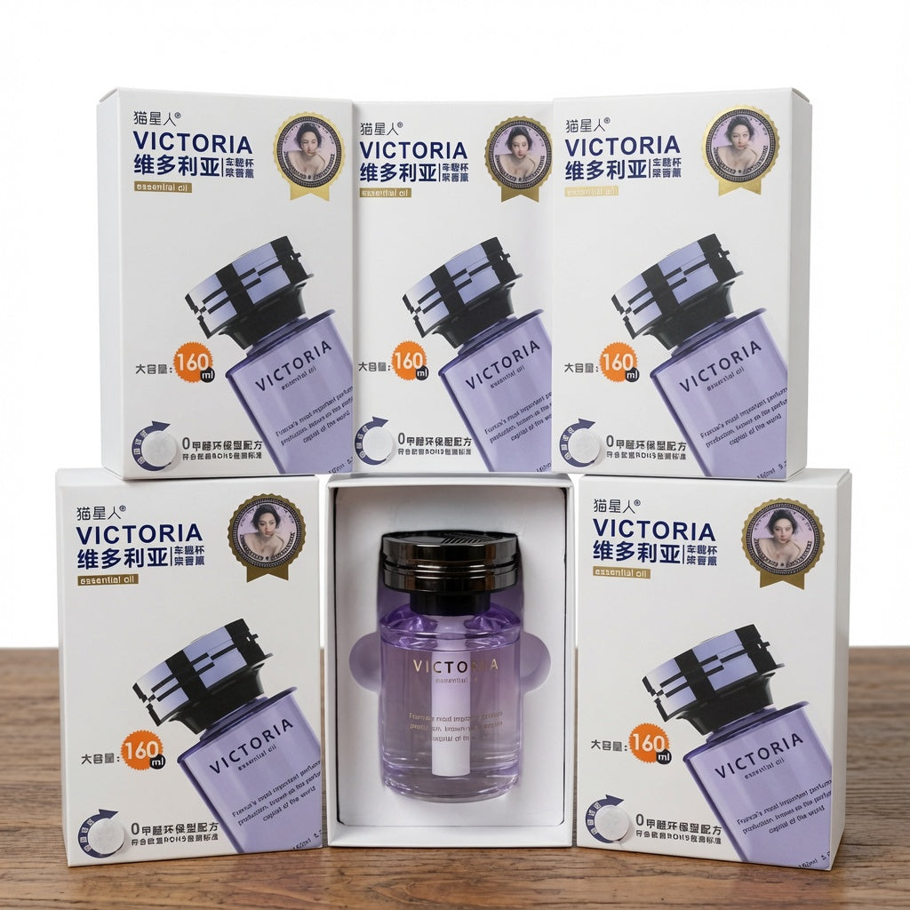 Car Perfume Diffuser VICTORIA Natural Plant Essential Oil – Freshen Your Ride Naturally