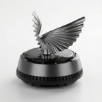 Rotable Eagle Wings Car Dashboard Showpiece with Perfume | Powered by In-Built Solar System