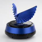 Rotable Eagle Wings Car Dashboard Showpiece with Perfume | Powered by In-Built Solar System