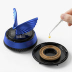 Rotable Eagle Wings Car Dashboard Showpiece with Perfume | Powered by In-Built Solar System