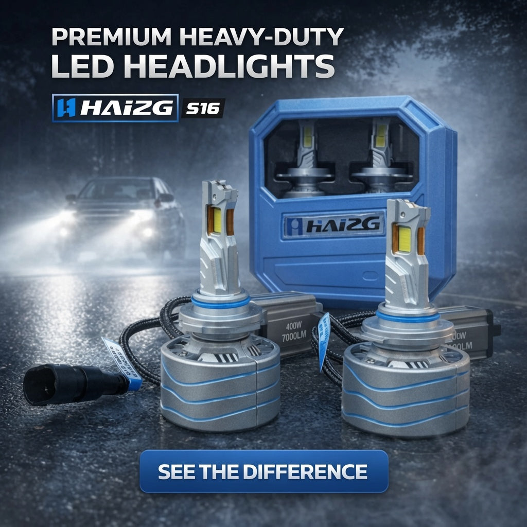 HAIZG S16 Premium LED Headlight Bulb | Super Bright 400W Car Headlight