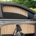 Car Magnetic Window Curtain – Premium Quality Ultimate UV Protection and Adjustable Fit for All Cars 4 Pcs Set