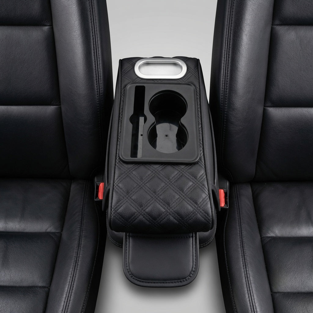 Compact Car Console Armrest Organizer for Allion, Premio, Axio & Sedan Cars | Multifunctional Armrest Cushion