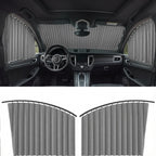 Car Magnetic Window Curtain – Premium Quality Ultimate UV Protection and Adjustable Fit for All Cars 4 Pcs Set