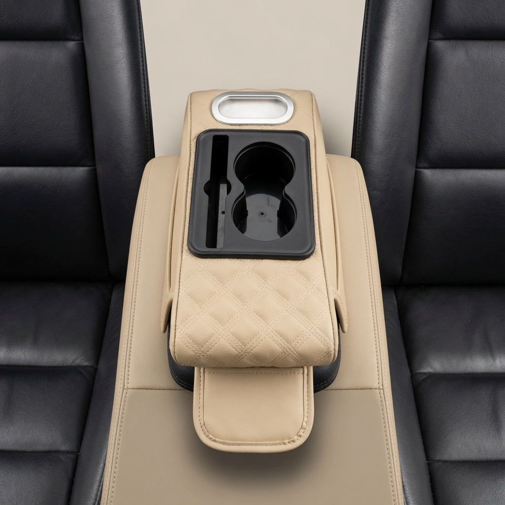 Compact Car Console Armrest Organizer for Allion, Premio, Axio & Sedan Cars | Multifunctional Armrest Cushion