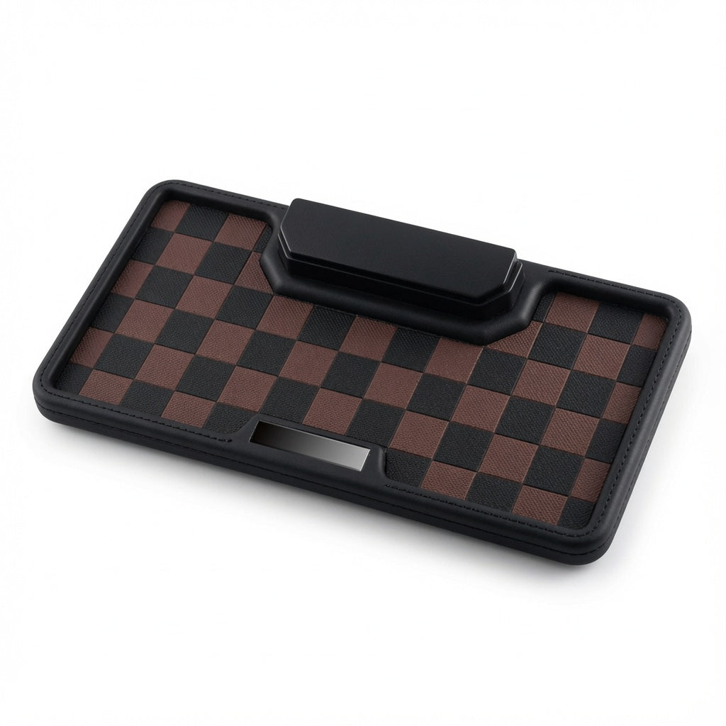 Car Dashboard Mats with Adjustable Parking Number Card – Non-Slip Mobile Holder for Ultimate Organization