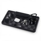 Car Dashboard Mats with Adjustable Parking Number Card – Non-Slip Mobile Holder for Ultimate Organization