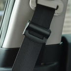 Car Safety Belt Clip (2 Pcs) – Elastic Anti-Stripping Seatbelt Stopper for Hard Brake & Sudden Stops