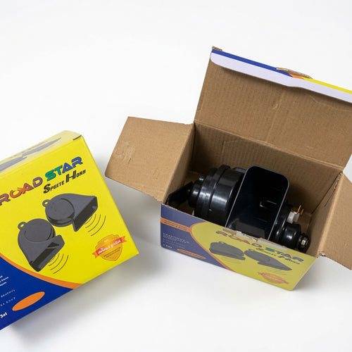 12V Road Star Sports Horn-Premium Car Horn for Loud and Clear Alerts