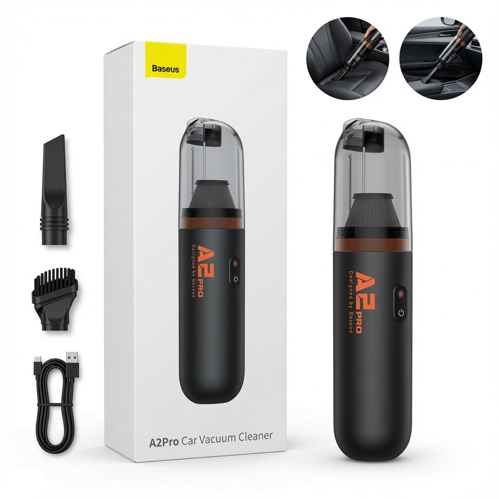 Baseus Vacuum Cleaner A2 Pro: Powerful, Portable, and Efficient Cleaning Solution For Car And Home