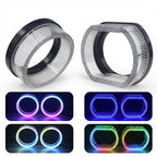 3″ 5D Crystal WRGB LED Angel Eyes For Car Headlight