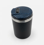 Carbon Car Ashtray Holder with Blue LED Light – Keep Your Car Clean and Odor-Free G-2
