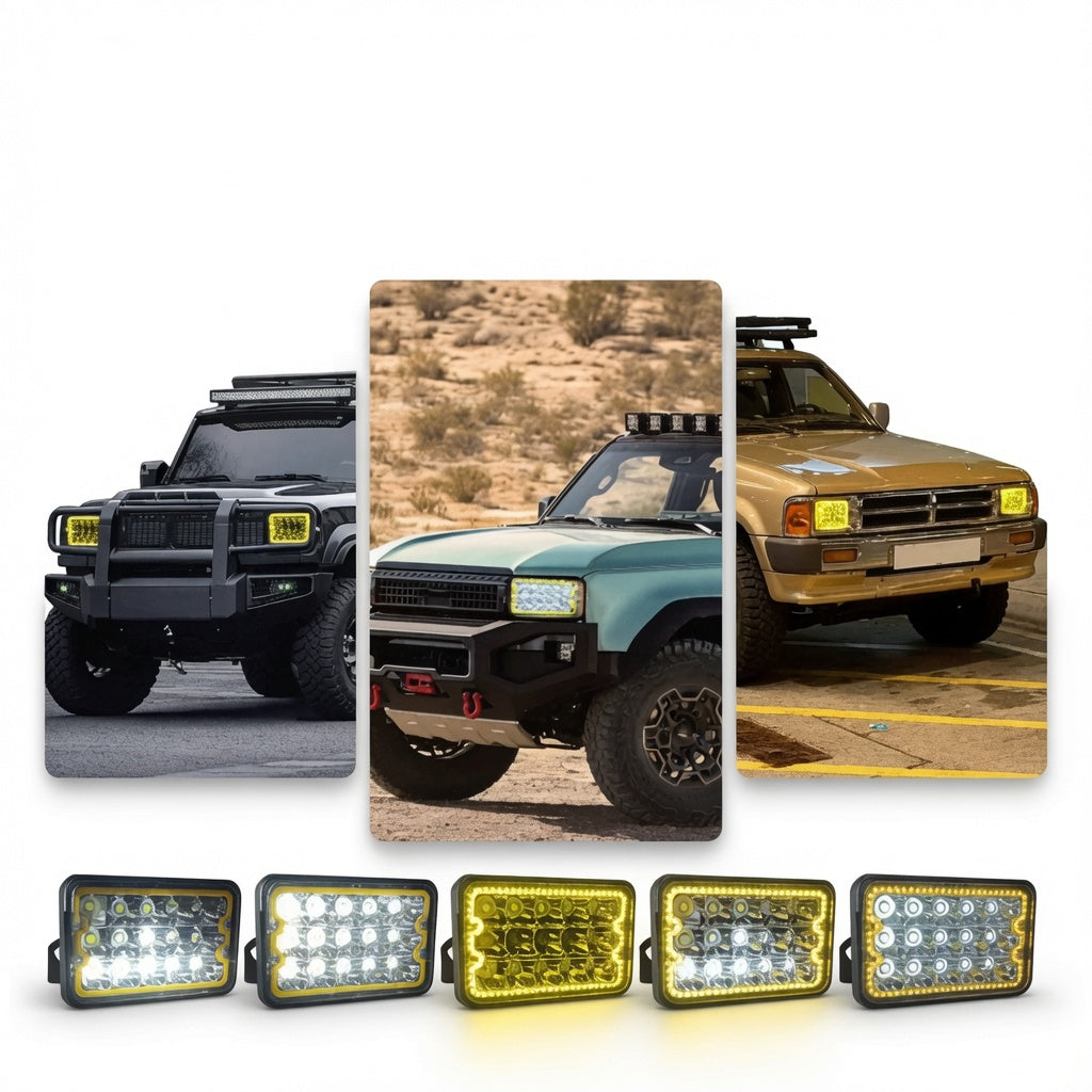 5 Inch 7 45W LED Work Light For Truck Off Road Vehicle Headlight High Power Wide Beam Headlamp