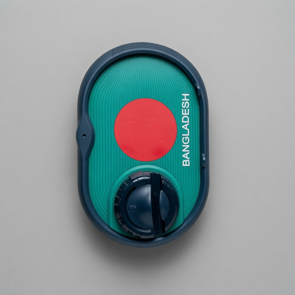 Car Dashboard Non Slip Mat With Number & Flag