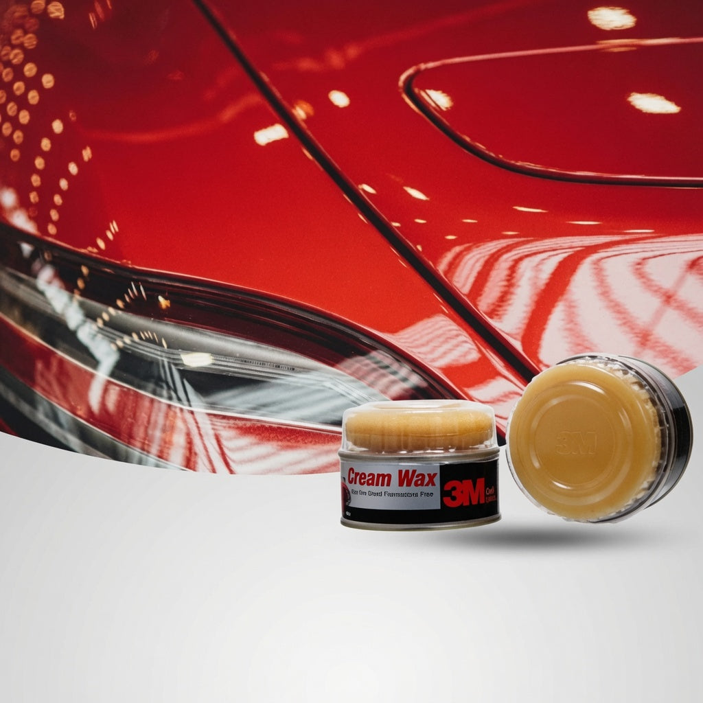 3M Cream Wax Car high Gloss Restores Shine