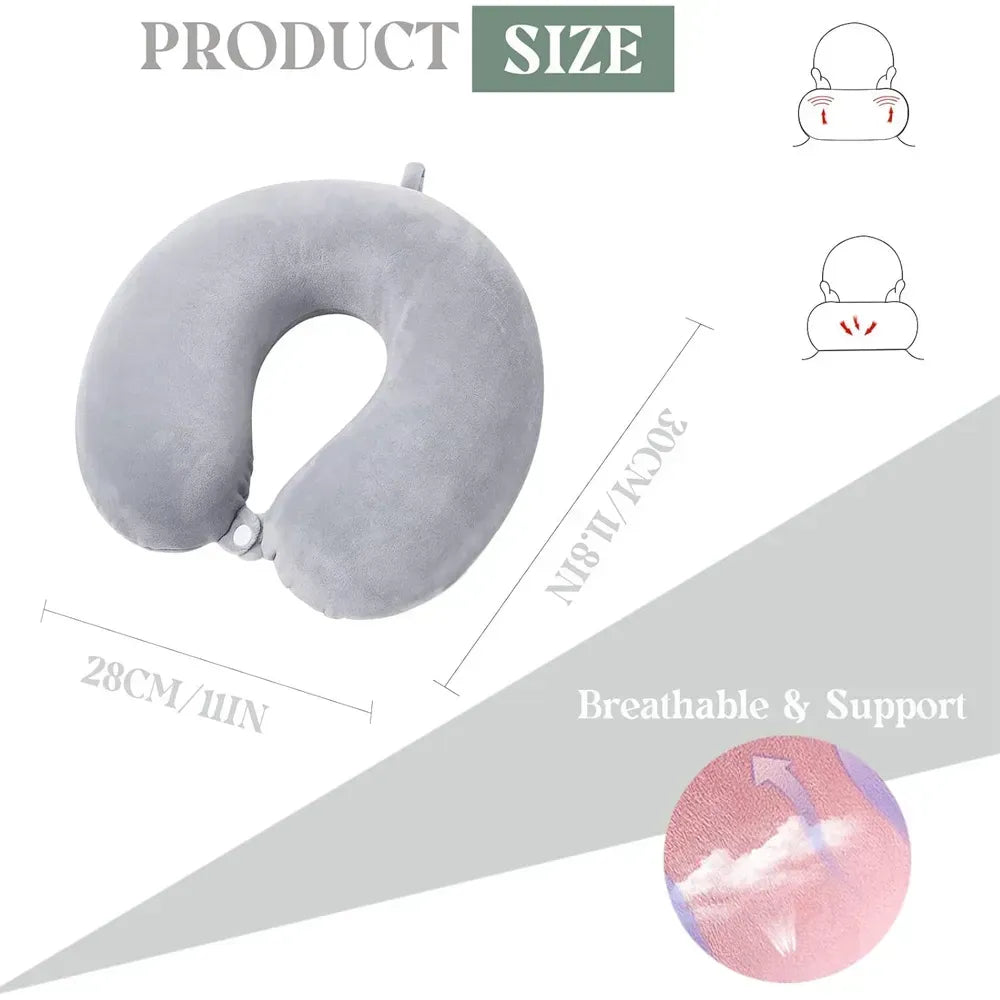 Car U Shape Soft Travel Pillow