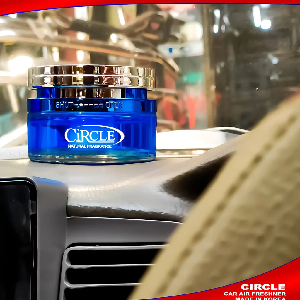 Luxury Circle Car Air Freshener – Original Korean Perfume in Your Car