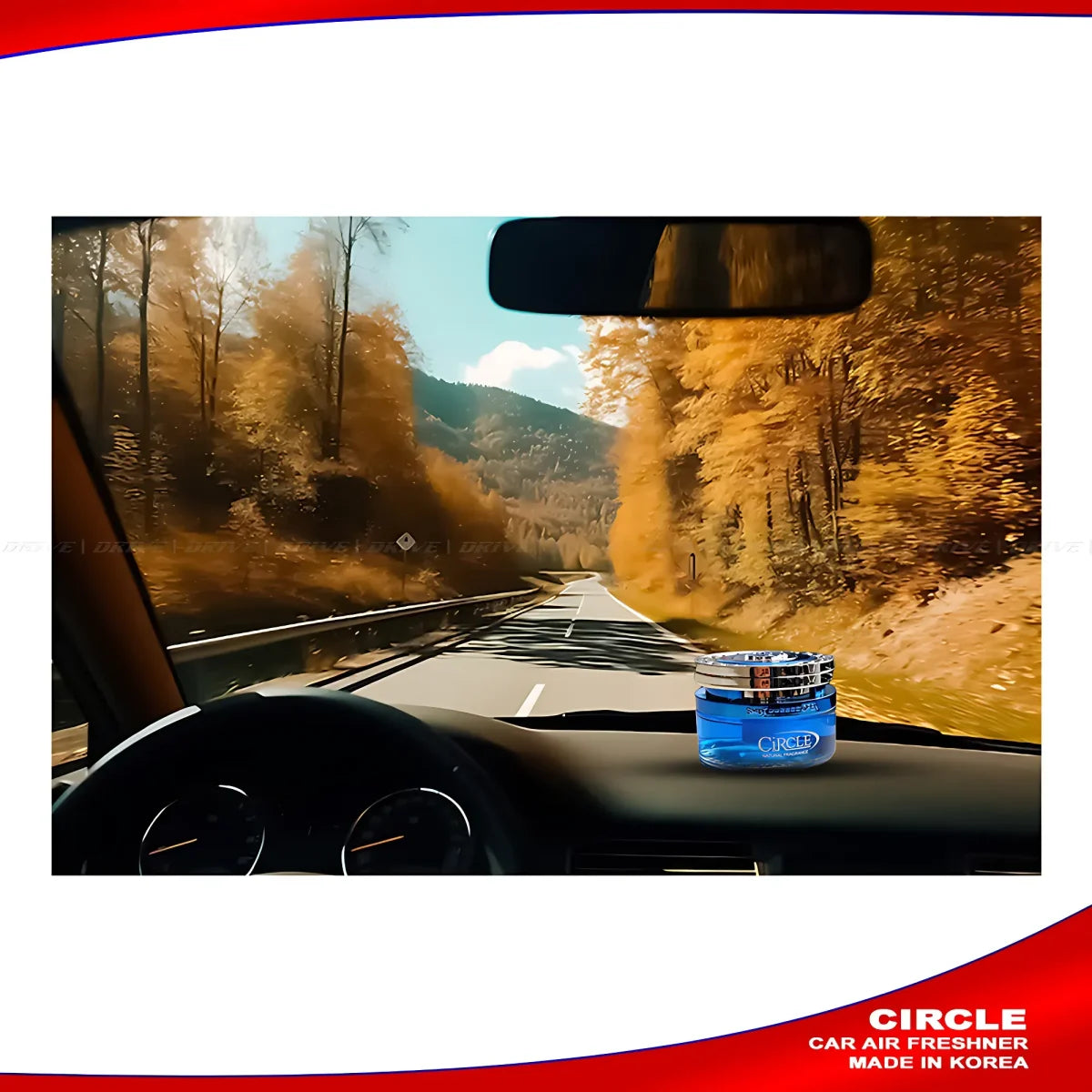 Luxury Circle Car Air Freshener – Original Korean Perfume in Your Car