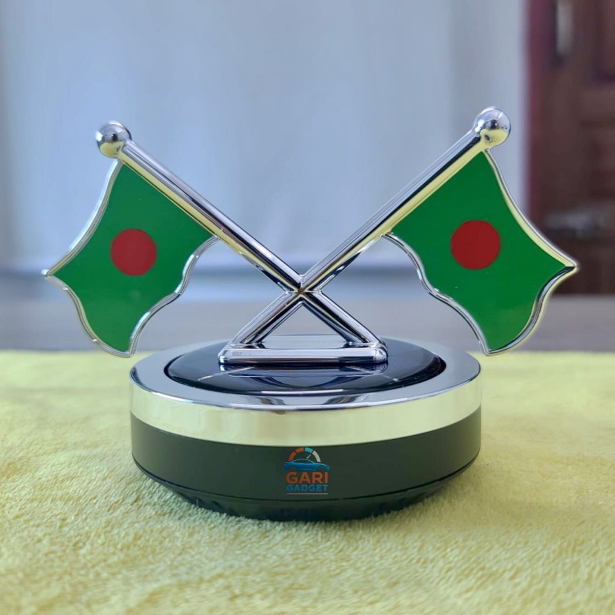 BD Flag Solar Car Aromatherapy Car Interior Rotating