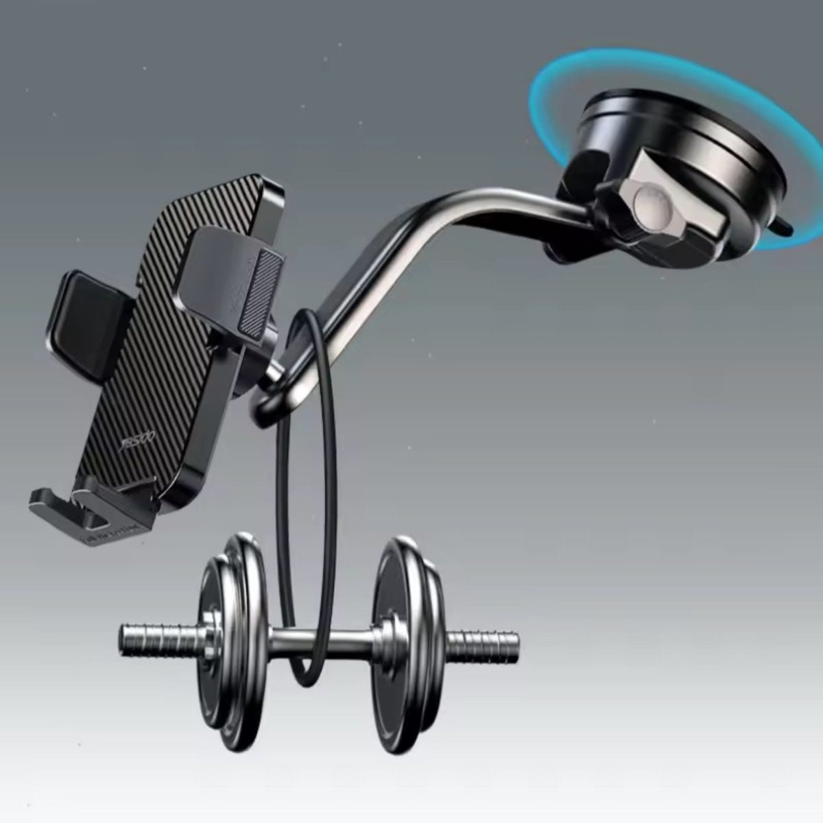 yesido C172 mobile phone holder multifunctional car telescopic rotary suction cup clip car mobile phone holder