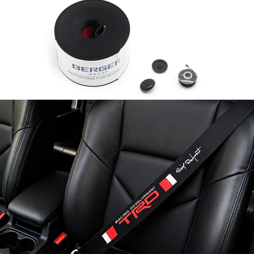 Stylish Car Seat Belt Strap -1 Roll For 1 Seat